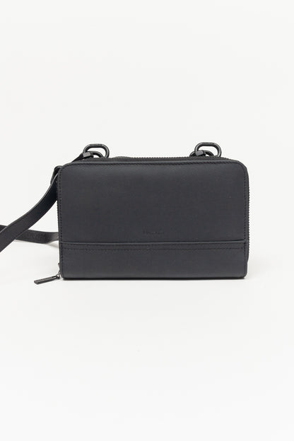 Bolsa pettite con portacelular negro oro